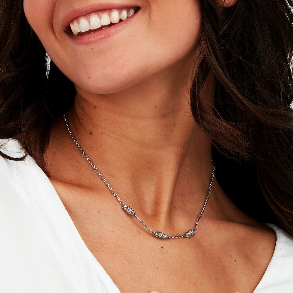 Collana Morellato Torchon con Cristalli Bianchi Donna (SAWZ03) - 6