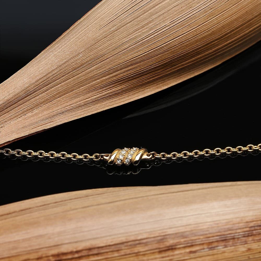 Bracciale Morellato Torchon – Dorato con Nodo e Cristalli (SAWZ07) - 5