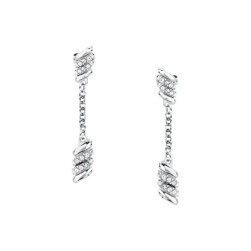 Orecchini Morellato Torchon – Argento Pendenti con Cristalli (SAWZ09) - 2