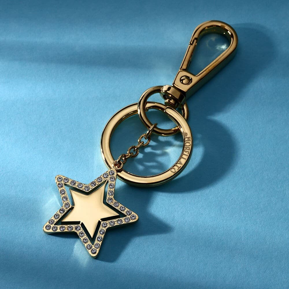 Portachiavi Morellato Stella Oro con Cristalli – Lucky (SD7171) - 2