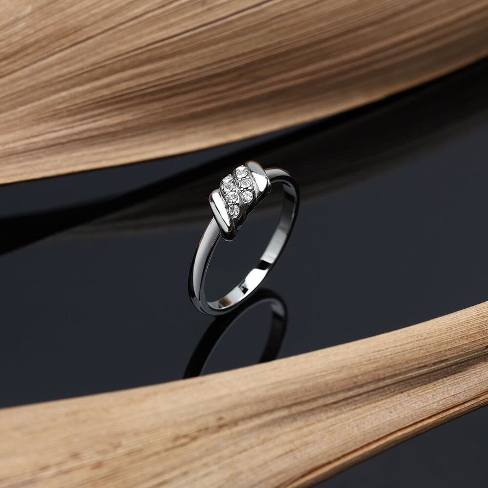 Morellato Torchon – Anello Donna Acciaio con Cristalli (SAWZ14) - 5