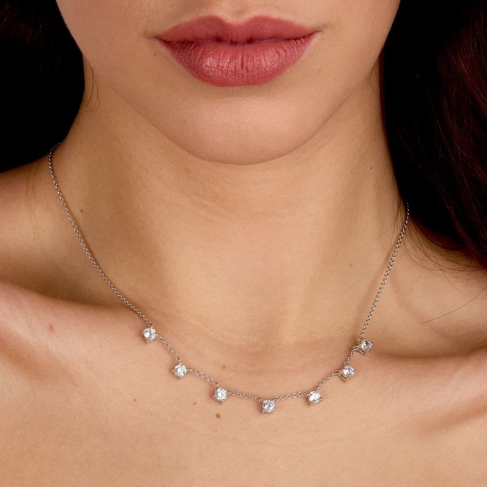 Collana Morellato Tesori Argento con Zirconi Bianchi (SAIW290) - 4