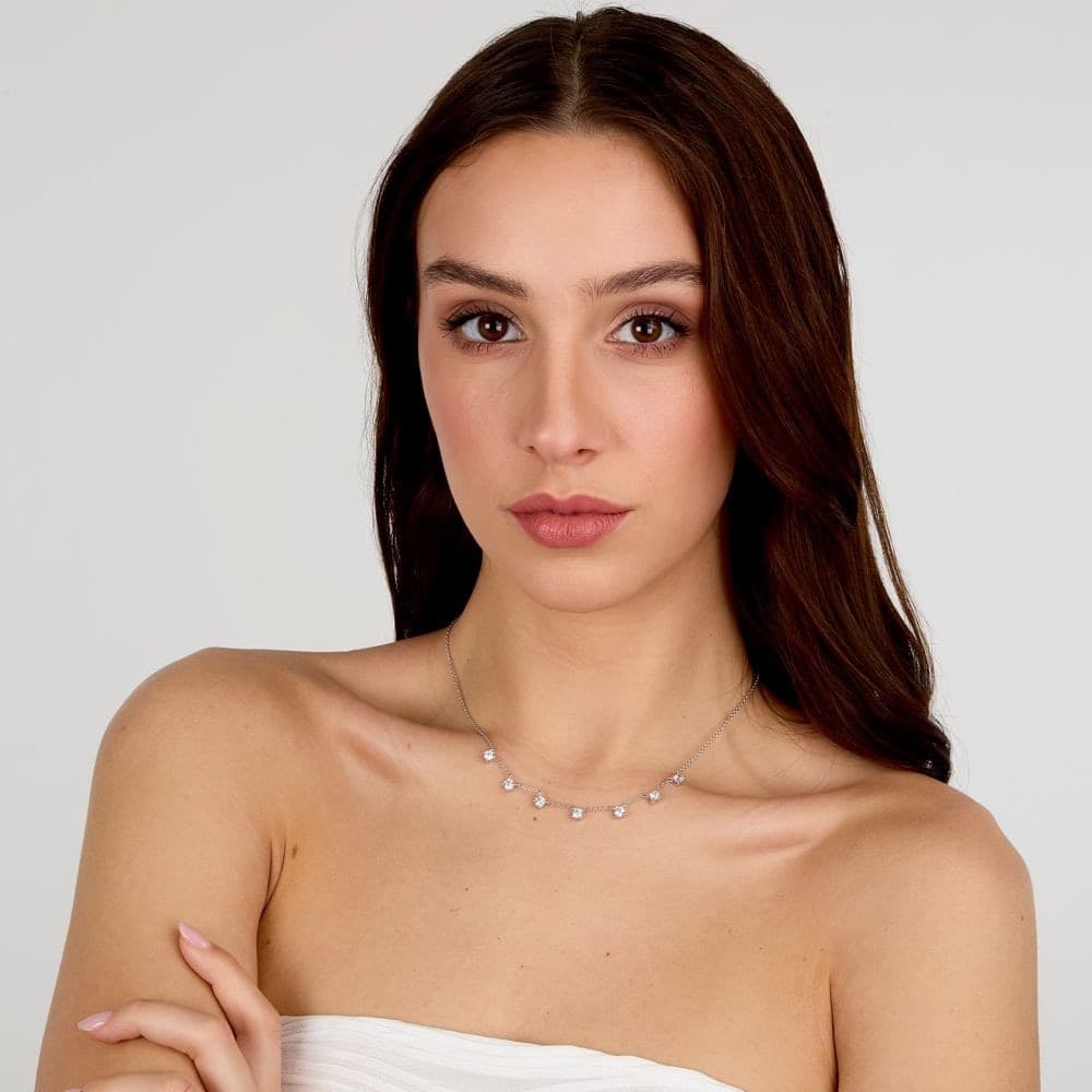 Collana Morellato Tesori Argento con Zirconi Bianchi (SAIW290) - 5