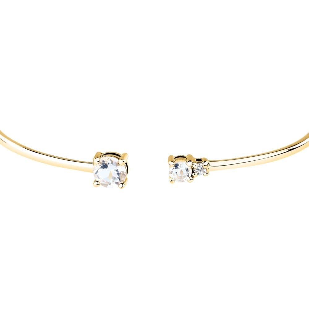 Bracciale Morellato Tesori Oro Rigido con Zirconi (SAIW312) - 3