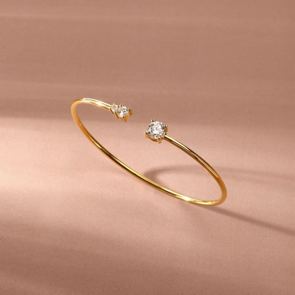 Bracciale Morellato Tesori Oro Rigido con Zirconi (SAIW312) - 6