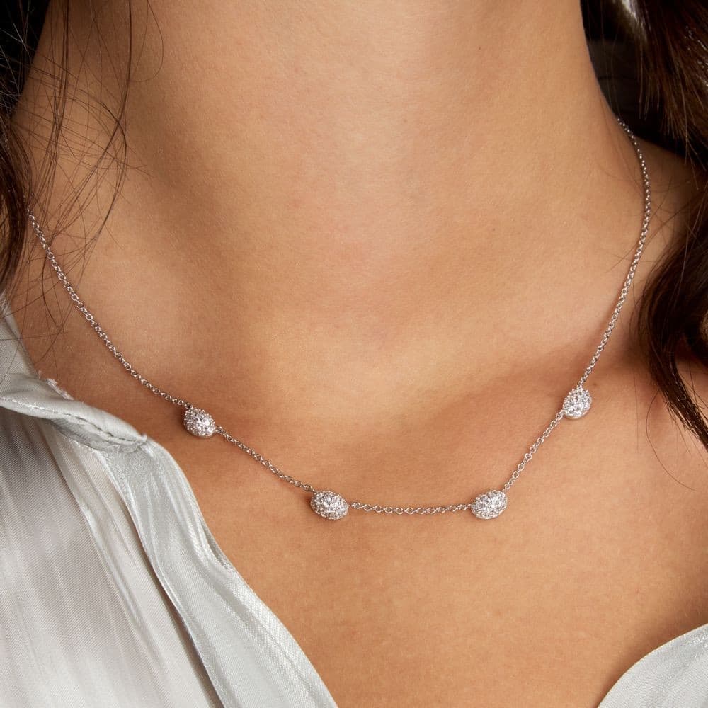 Collana Morellato Pavé Silver con Zirconi Bianchi (SAZB01) - 5