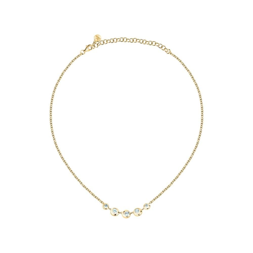 Collana Morellato Tesori Eterni Oro con Topazio Blu (SAXN01) - 2