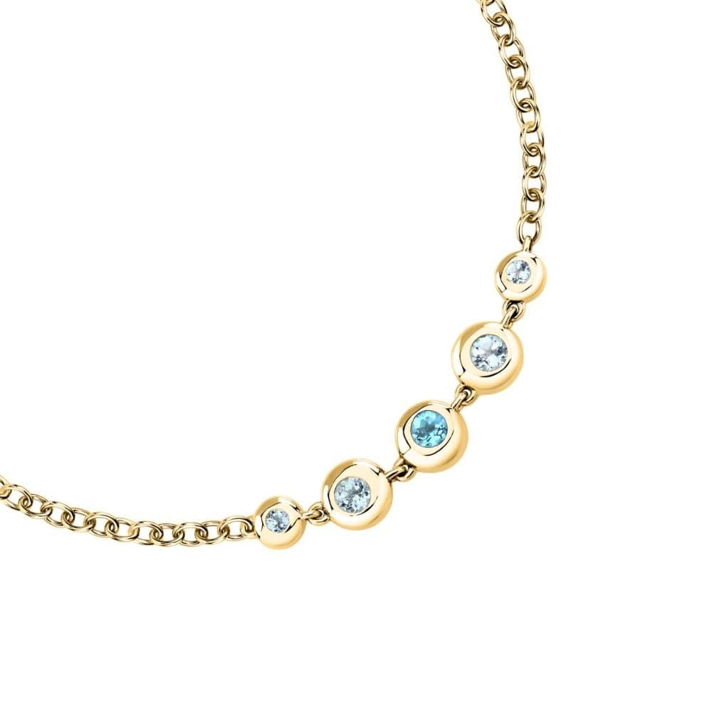 Morellato Tesori Eterni – Bracciale Donna Oro con Topazi Blu (SAXN12) - 2
