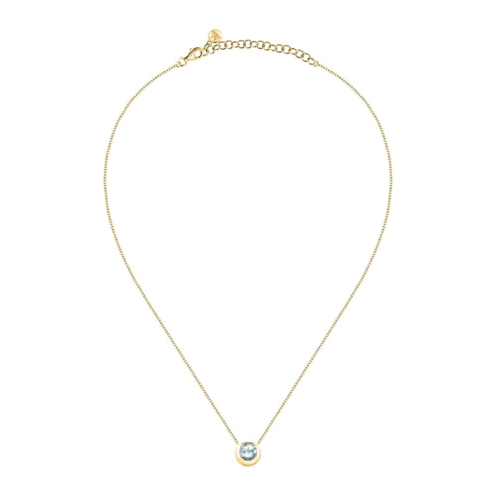 Collana Morellato Tesori Eterni Oro con Topazio Blu (SAXN03) - 2