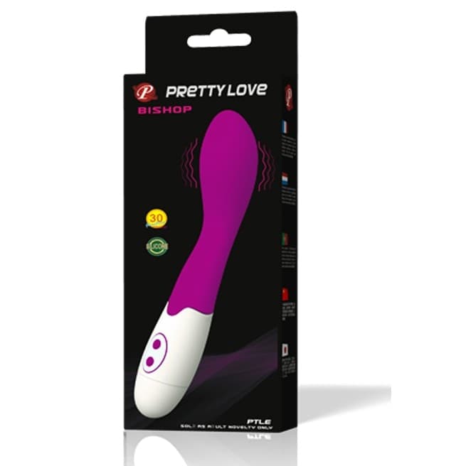 Vibratore vaginale G-spot Bishop 18 cm di Pretty Love - 4