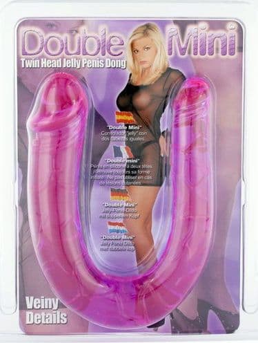 Double Mini dildo doppio realistico Sevencreations 30 cm - 2