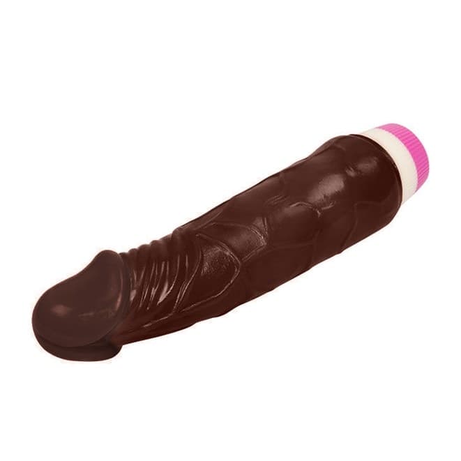 Vibratore Realistico marrone Waves of Pleasure Vibe 19,5 cm - 2