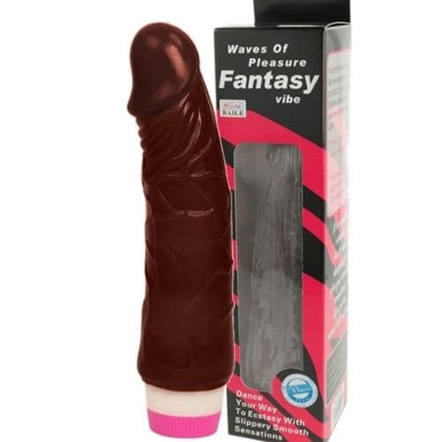 Vibratore Realistico marrone Waves of Pleasure Vibe 19,5 cm - 4