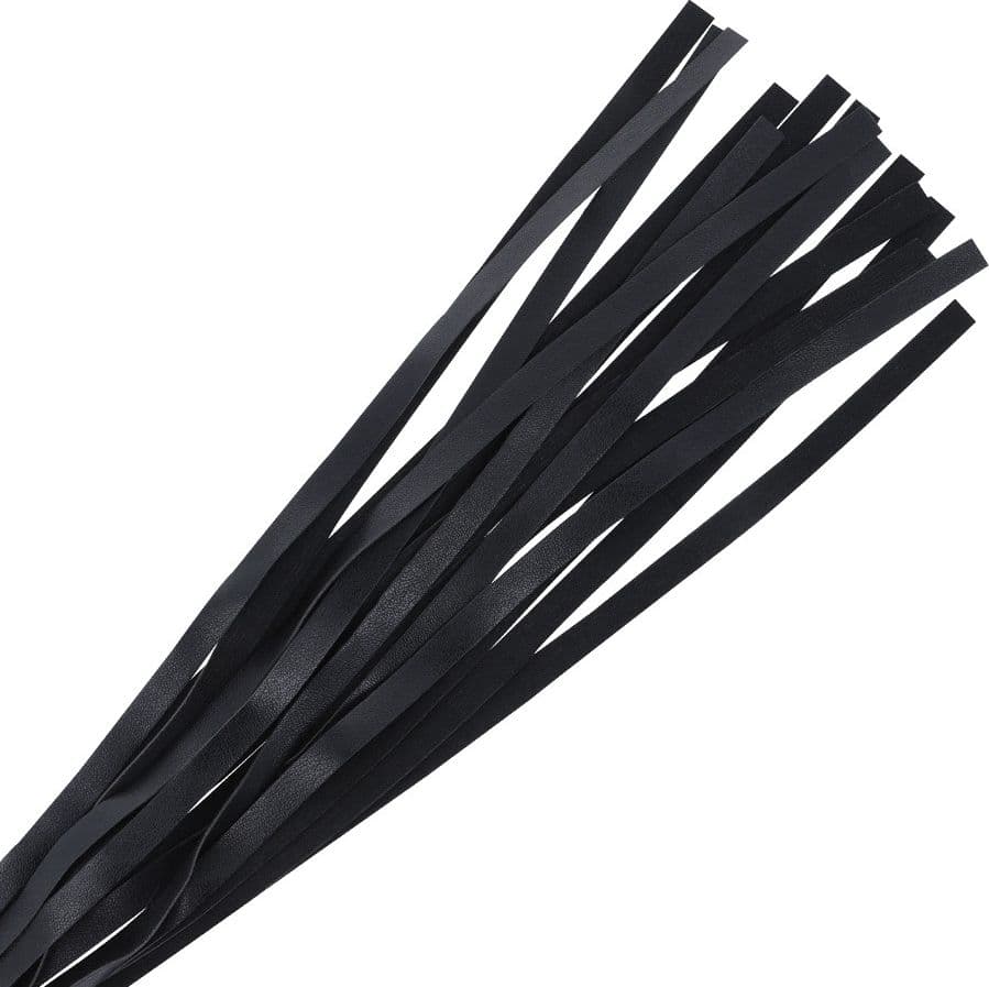 Frusta Sadomaso Darkness Black Flogger 45cm - 2