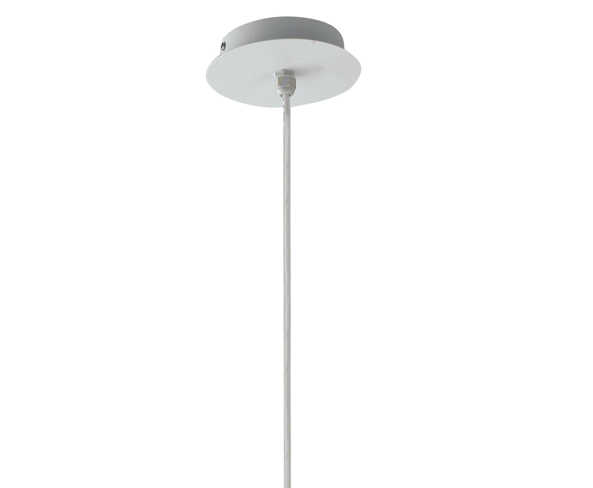 Lampadario da giardino sospensione GECO a sfera bianca dm 40 cm 1xE27 max 60W - 3