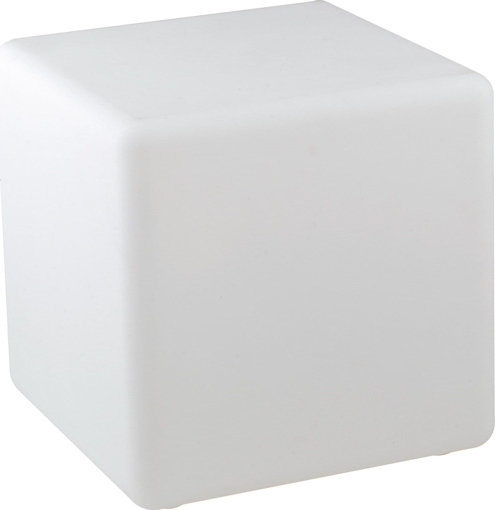 Lume da giardino GECO cubo bianco a LED RGB dimmerabile cambia colore dm 40 cm - 3