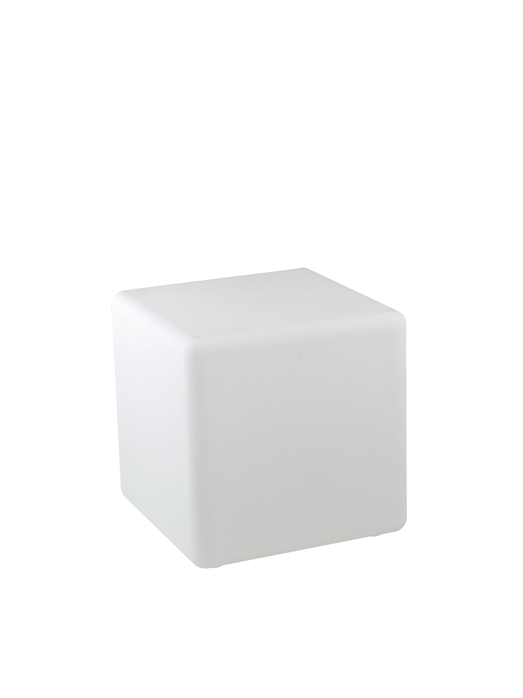 Lume da giardino GECO cubo bianco a LED RGB dimmerabile cambia colore dm 50 cm - 2