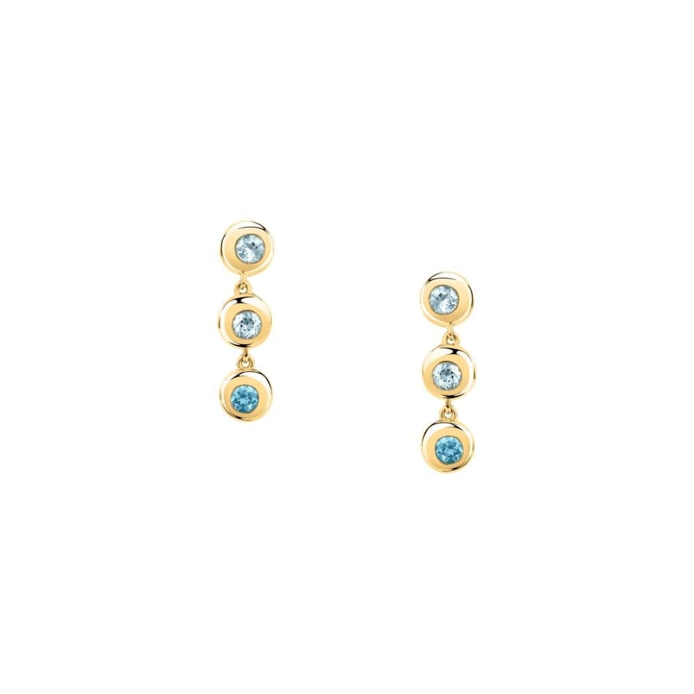 Morellato Tesori Eterni – Orecchini Donna Oro con Topazio Blu (SAXN18) - 2