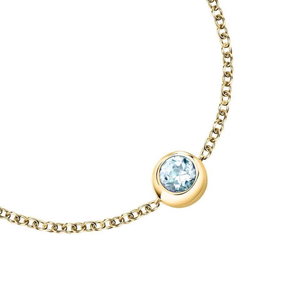 Bracciale Morellato Tesori Eterni Oro con Topazio Blu (SAXN10) - 2