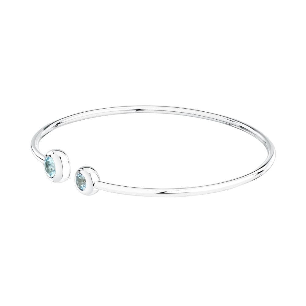 Bracciale Morellato Tesori Eterni Silver con Topazio Azzurro (SAXN35) - 2