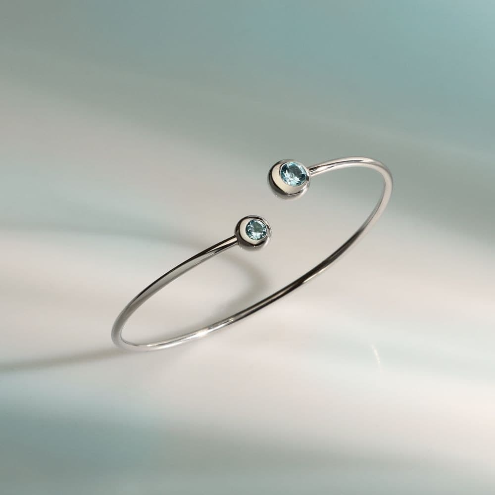 Bracciale Morellato Tesori Eterni Silver con Topazio Azzurro (SAXN35) - 7