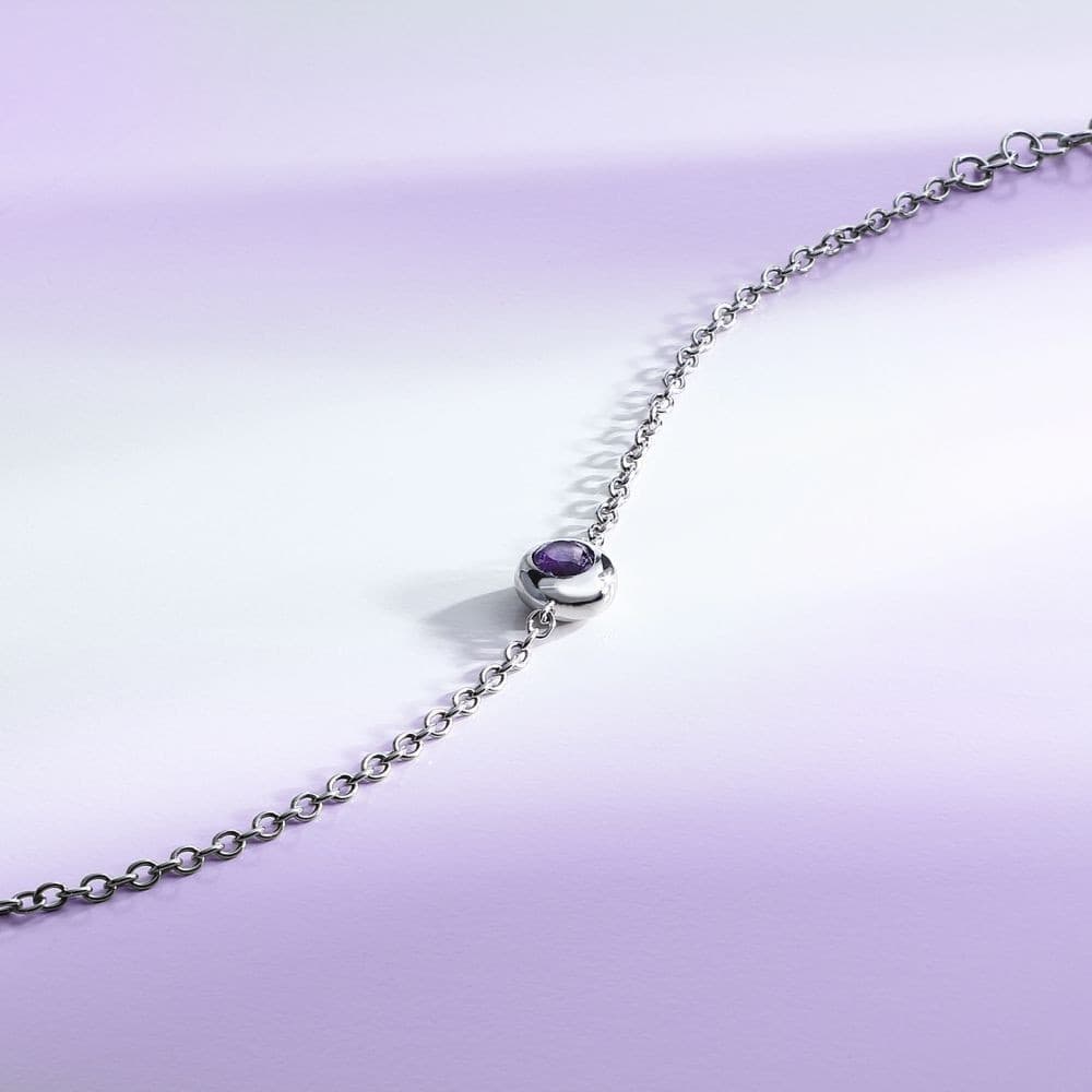 Morellato Tesori Eterni – Bracciale Donna Silver con Ametista Viola (SAXN15) - 6