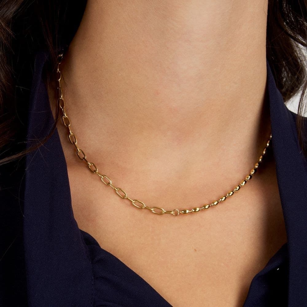 Collana Morellato Intrecci Donna Oro in Acciaio (SAZC08) - 5