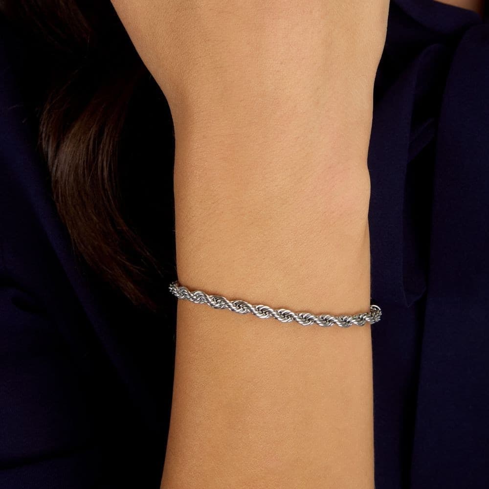 Bracciale Morellato Intrecci Donna Silver in Acciaio (SAZC24) - 5