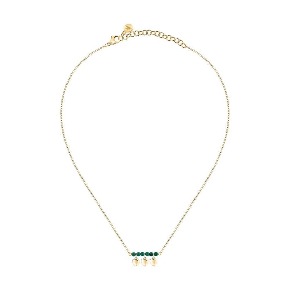 Collana Morellato Talismani Donna con Cuori e Agata Verde (SAIX14) - 2