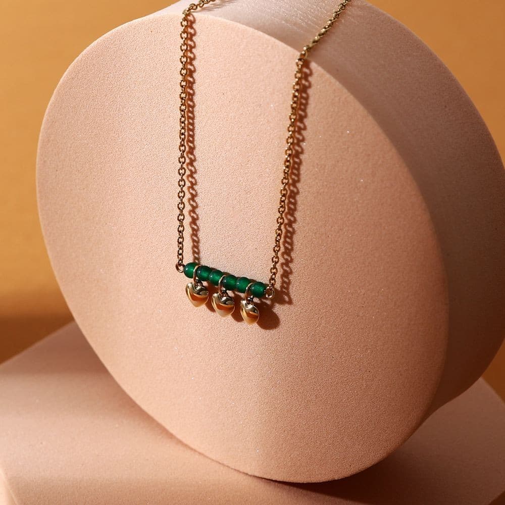 Collana Morellato Talismani Donna con Cuori e Agata Verde (SAIX14) - 6
