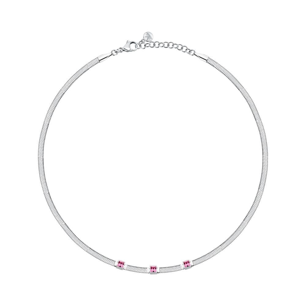 Collana Morellato Gioia Donna Silver con Cristalli Rosa (SAVY27) - 2