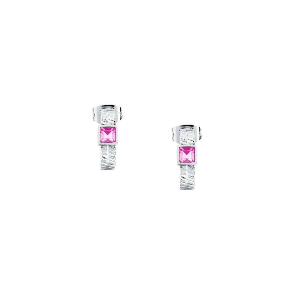 Orecchini Morellato Gioia Donna Silver con Cristalli Rosa (SAVY43) - 2