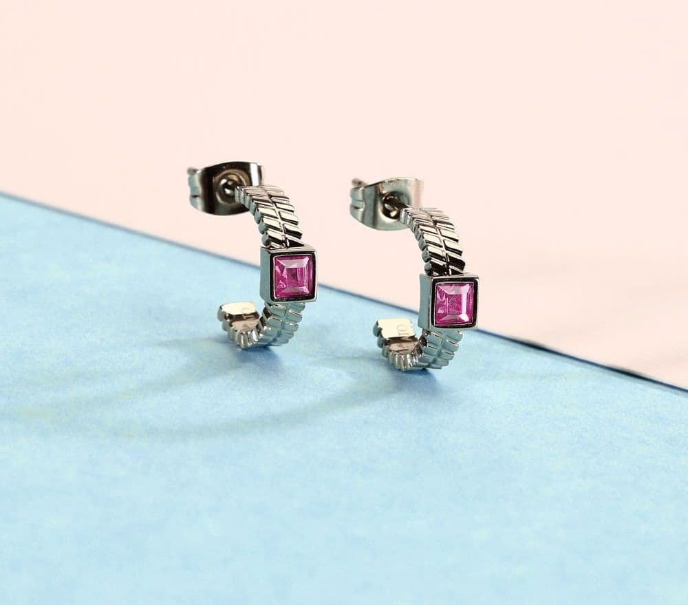 Orecchini Morellato Gioia Donna Silver con Cristalli Rosa (SAVY43) - 6