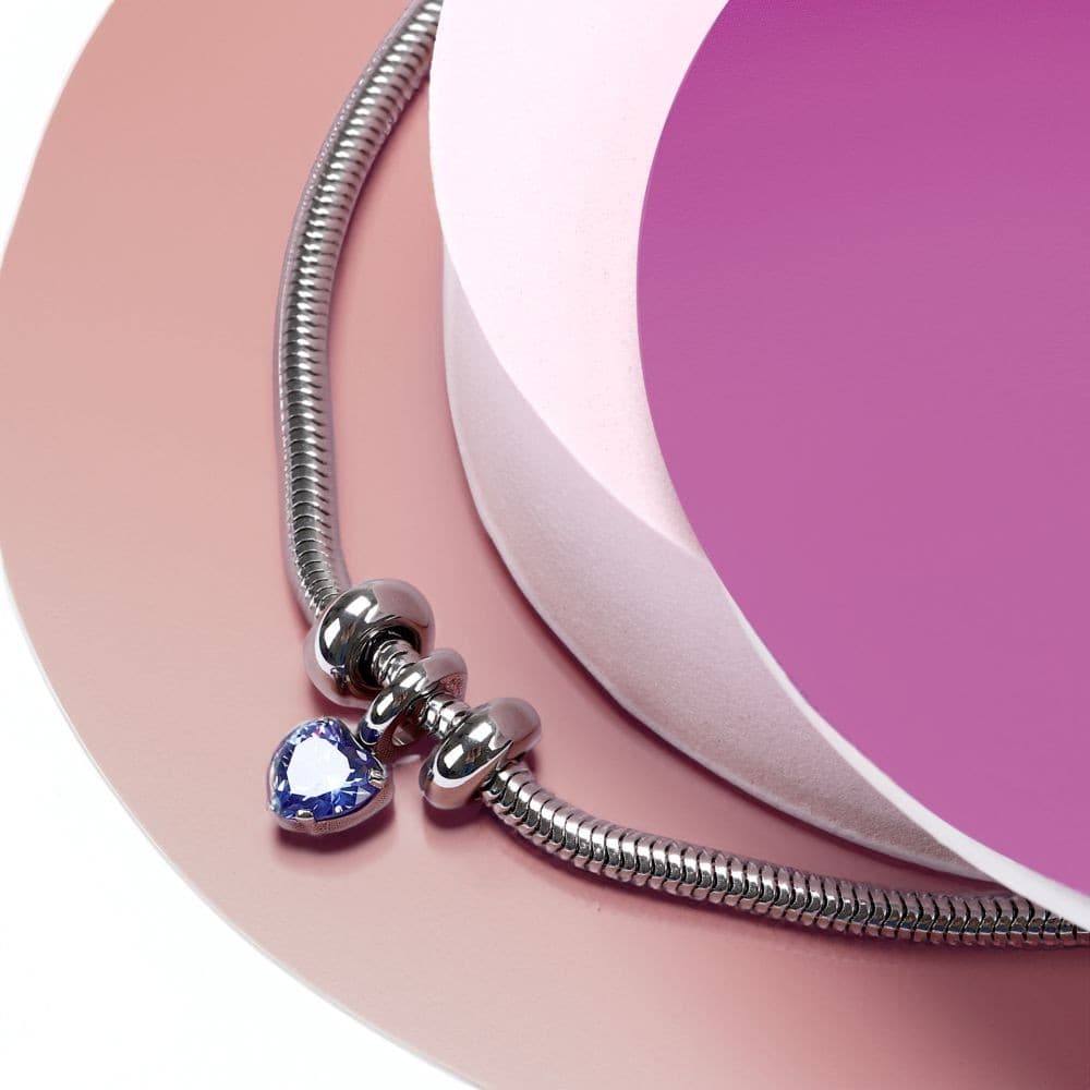 Bracciale Morellato Drops Donna con Cuore Viola (SCZ1345) - 6