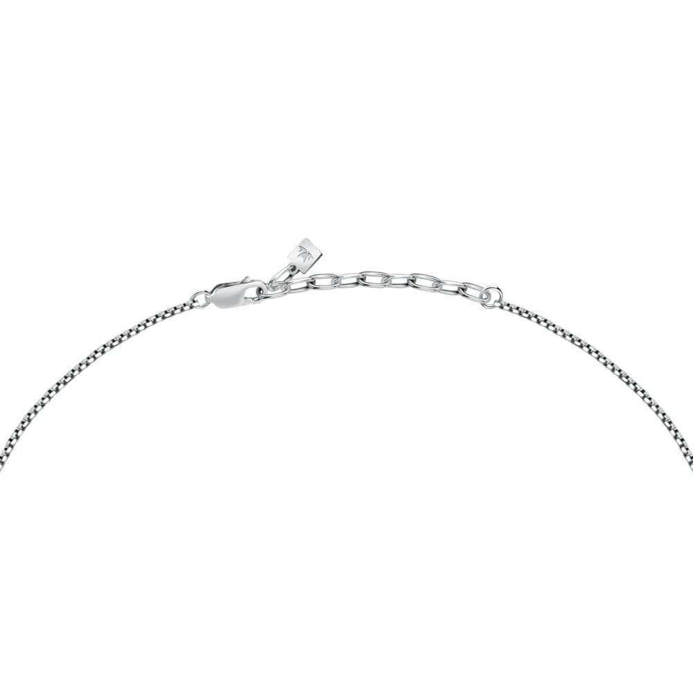 Collana Morellato Urban Uomo Silver con Croce e Cristalli Neri (SABH28) - 3