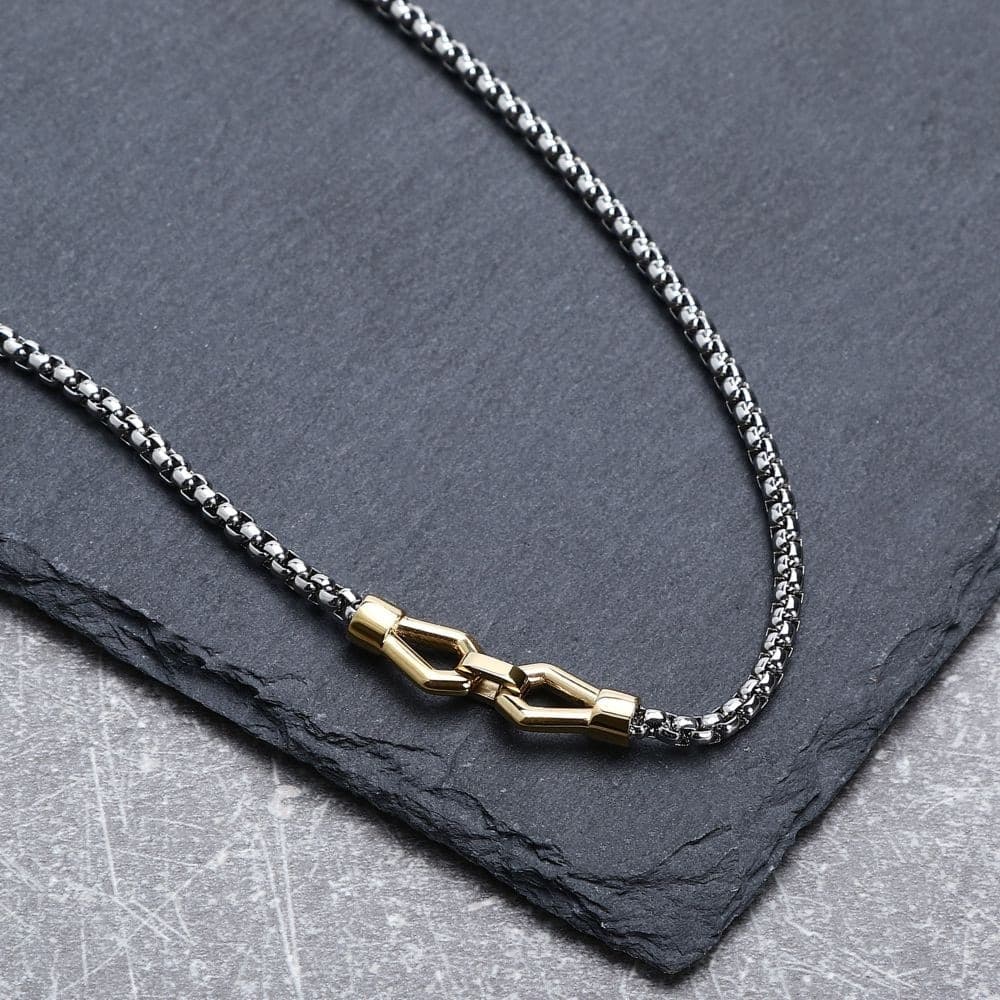 Morellato Motown – Collana Uomo Silver e Oro in Acciaio (SALS88) - 6