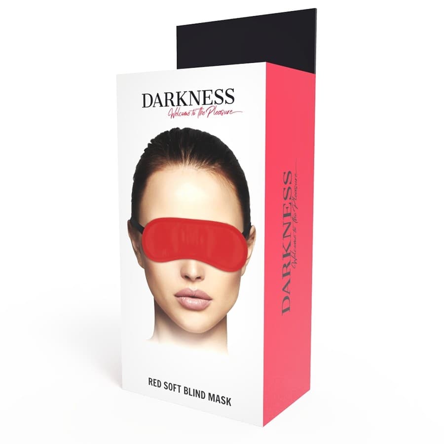 Sexy Maschera occhi fetish Darkness Eyemask Red - 4