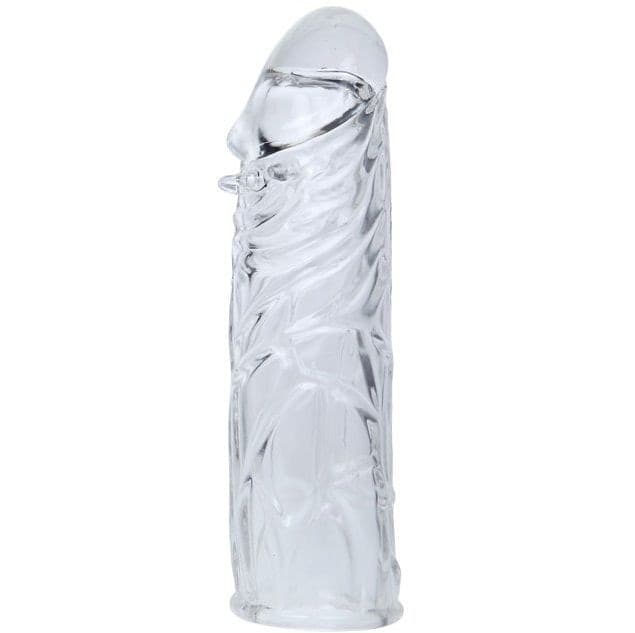 Guaina fallica indossabile pene Penis Sleeve Trasparente