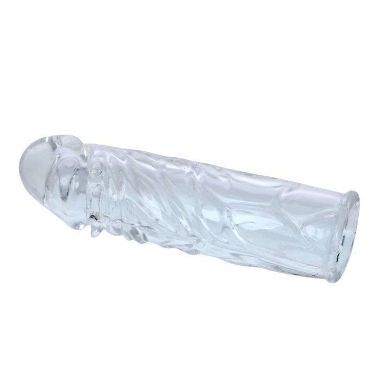Guaina fallica indossabile pene Penis Sleeve Trasparente - 2