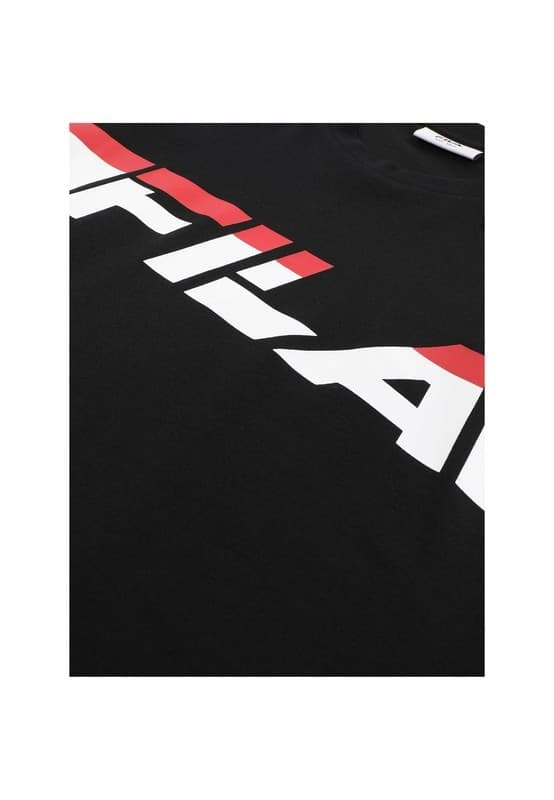 T-shirt Uomo Fila Valiversi Graphic , Maglietta Casual Estiva Maniche Corte Regular Fit Nero - 3