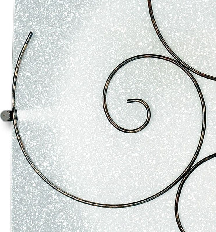 Lampada da Soffitto bianca con Decoro a spirale Luce diffusa E27 Disponibile in due dimensioni - 7