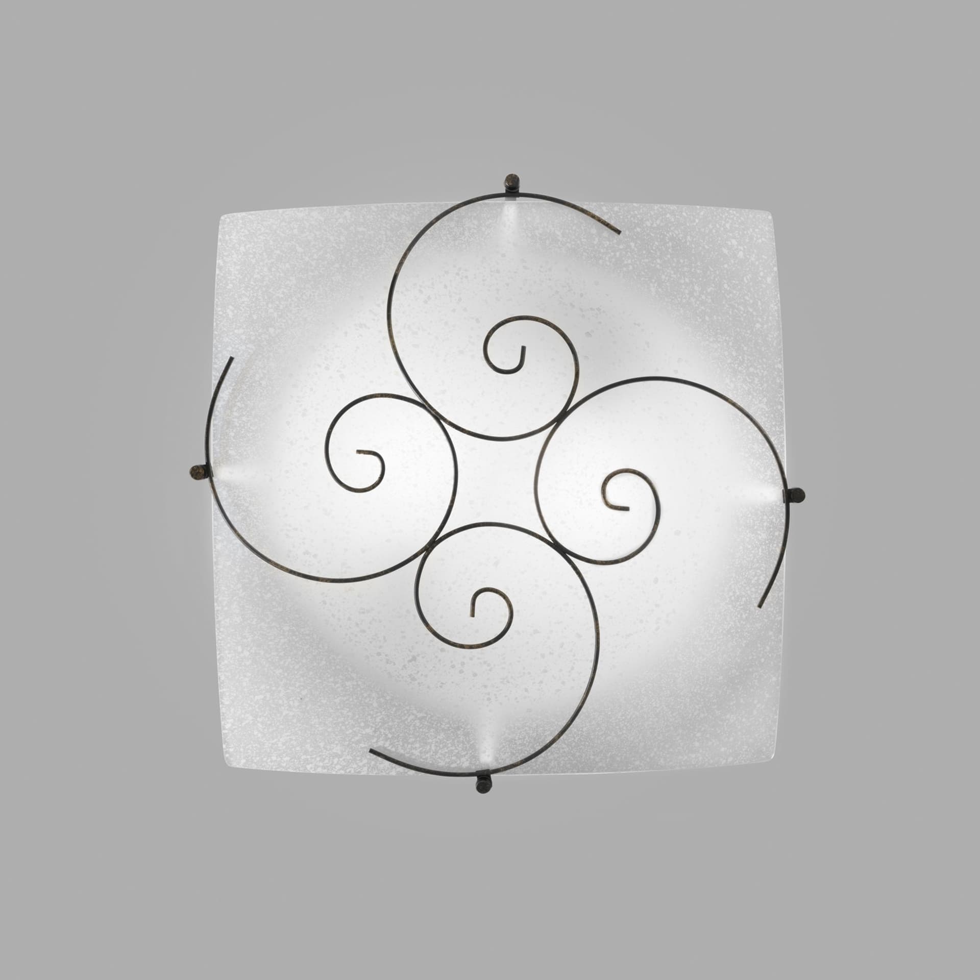 Lampada da Soffitto bianca con Decoro a spirale Luce diffusa E27 Disponibile in due dimensioni - 9