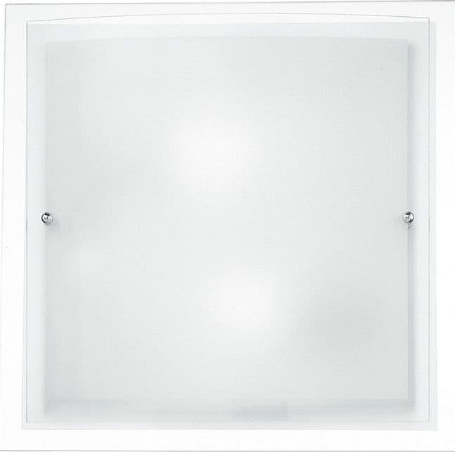 Plafoniera moderna Bianca 2xE27 Lampada da soffitto universale Per camere e uffici - 4