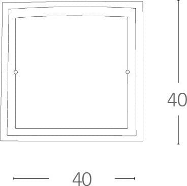 Plafoniera moderna Bianca 2xE27 Lampada da soffitto universale Per camere e uffici - 6