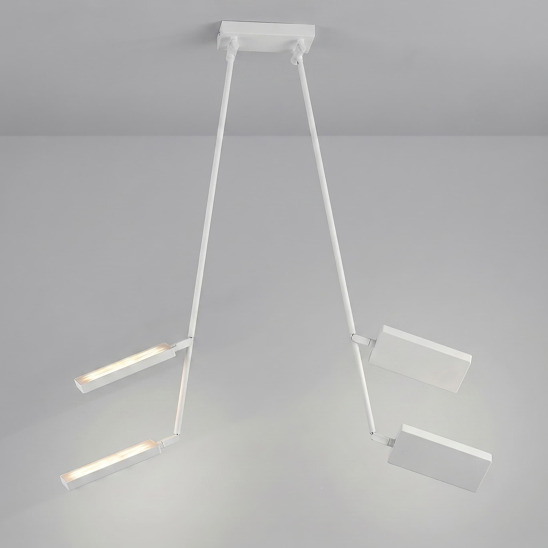 Plafoniera LED per interni Design moderno Disponibile in 4 varianti 2x17W Spot orientabile - 1