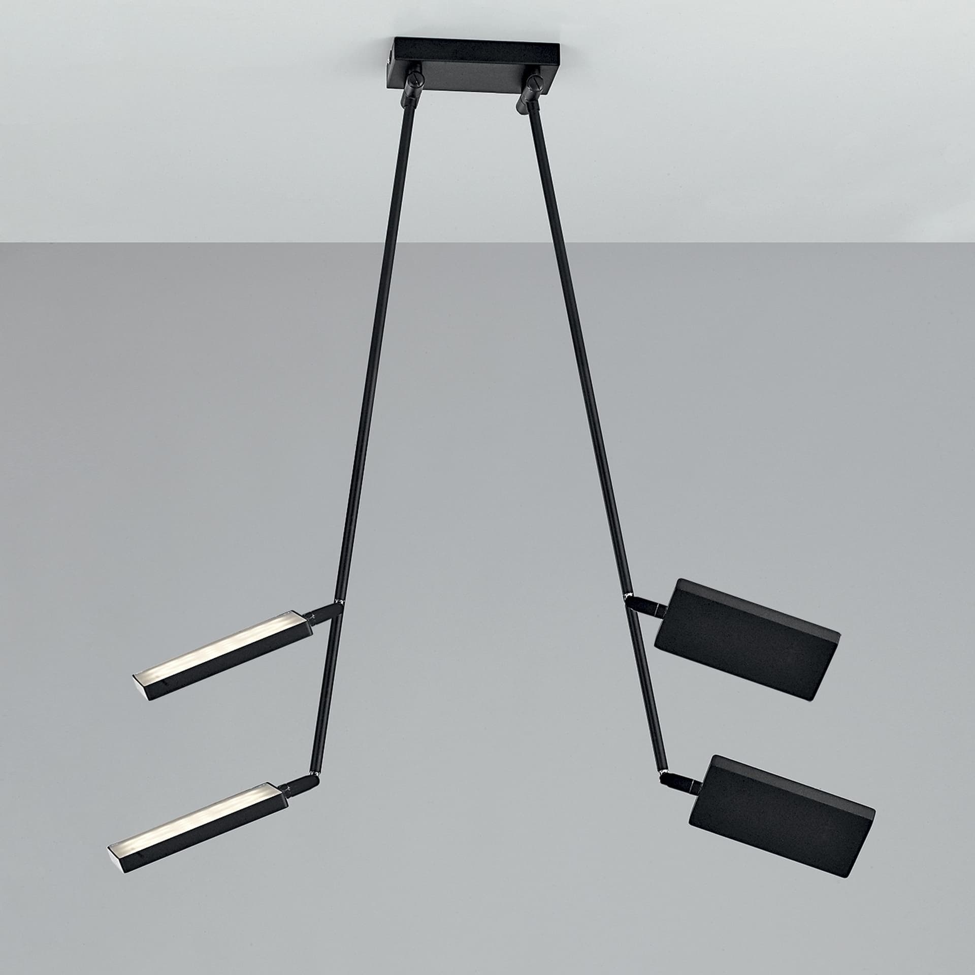 Plafoniera LED per interni Design moderno Disponibile in 4 varianti 2x17W Spot orientabile - 11