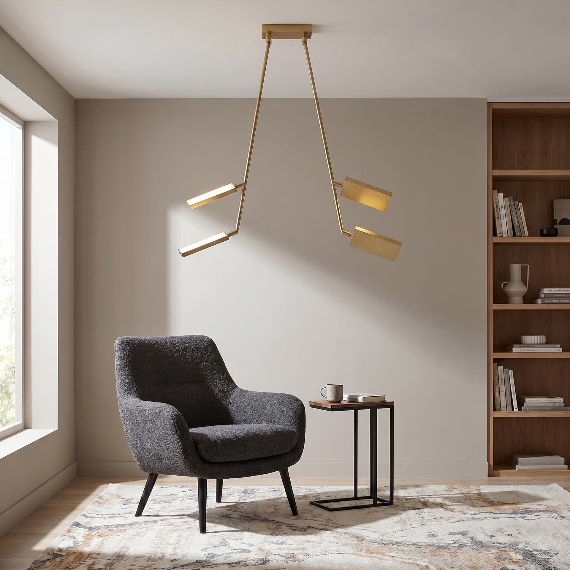 Plafoniera LED per interni Design moderno Disponibile in 4 varianti 2x17W Spot orientabile - 13