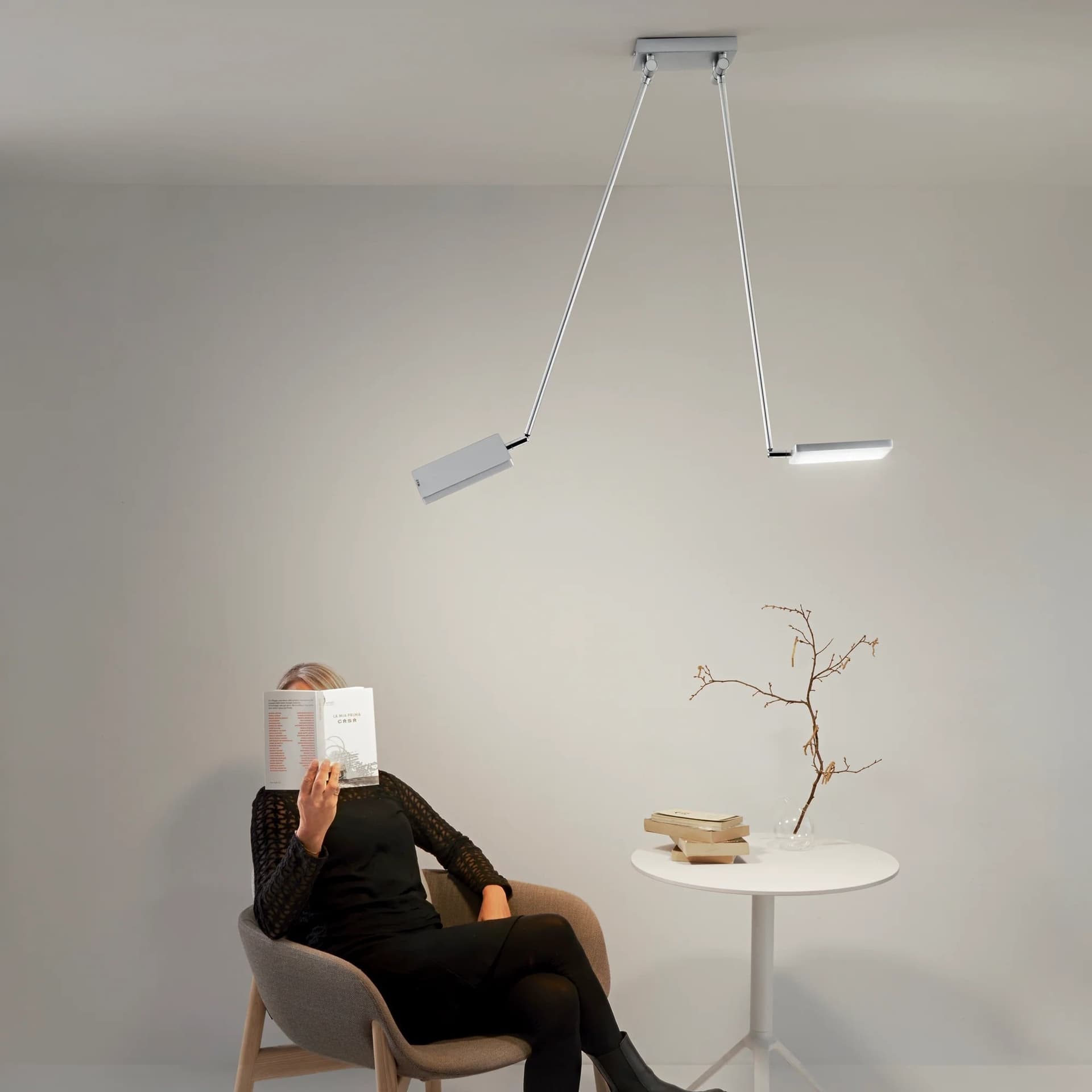 Plafoniera LED per interni Design moderno Disponibile in 4 varianti 2x17W Spot orientabile - 7