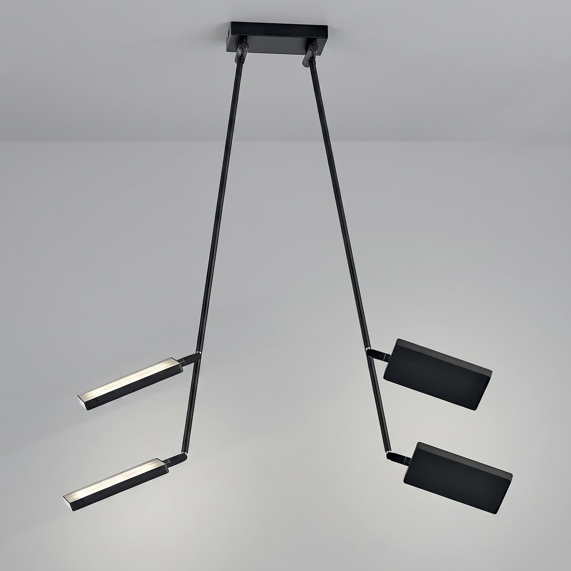 Plafoniera LED per interni Design moderno Disponibile in 4 varianti 2x17W Spot orientabile - 8