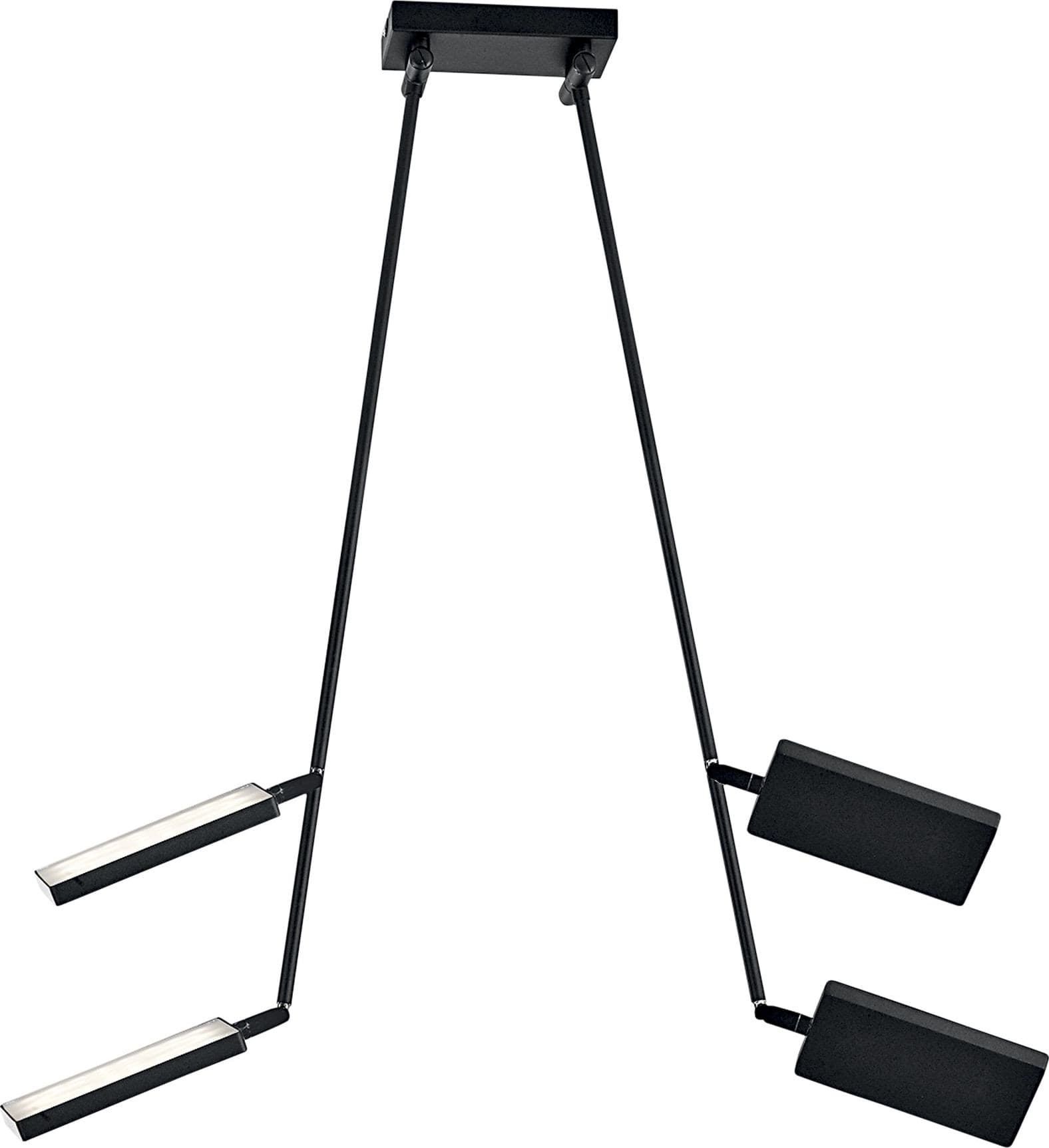 Plafoniera LED per interni Design moderno Disponibile in 4 varianti 2x17W Spot orientabile - 10